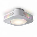 Witte vierkante plafondlamp met RGB-kleuren en kunststof behuizing 30 x 30 x 10cm